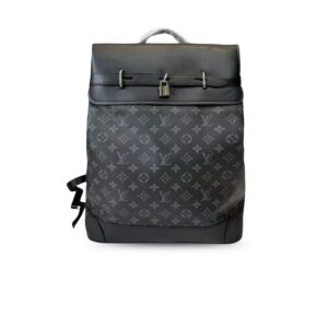Louis Vuitton Steamer Backpack Bag Black For Men 12.6in/32cm M44052