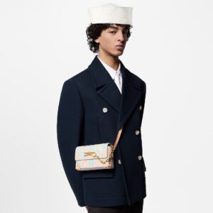 Alternative view of Louis Vuitton Steamer Wearable Wallet Bag White For Men N40674 7.1in/18cm