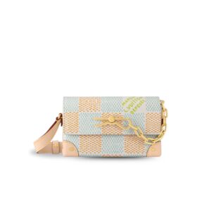 Louis Vuitton Steamer Wearable Wallet Bag White For Men N40674 7.1in/18cm
