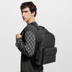 Alternative view of Louis Vuitton Takeoff Backpack Black For Men 11.8in/30cm M57079