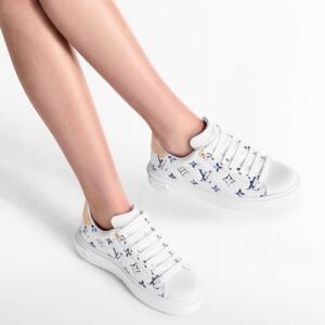 Alternative view of Louis Vuitton Time Out Sneakers Blue For Women 1AHOOF