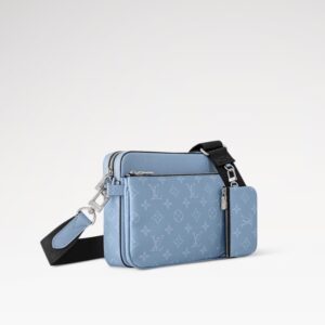 Alternative view of Louis Vuitton Trio Messenger Sky Blue For Men 9.8in/ 25cm M14069