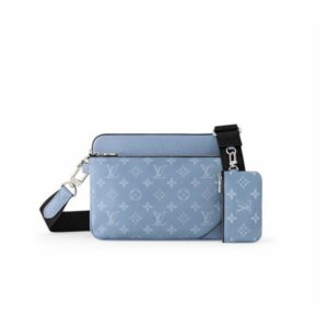 Louis Vuitton Trio Messenger Sky Blue For Men 9.8in/ 25cm M14069