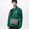 Louis Vuitton Trio Messenger Monogram Shadow By Virgil Abloh’s Grey For Men, Men's Bags, Shoulder And Crossbody Bags 9.8in/ 25cm LV - Image 3