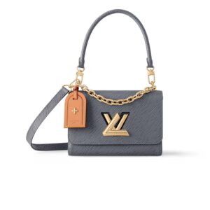 Louis Vuitton Twist MM Gray For Women 9.1in/23cm M14059