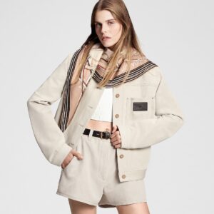 Alternative view of Louis Vuitton Ultimate Monogram Square 90 Scarf Dune For Women 35.4in/90cm M79587