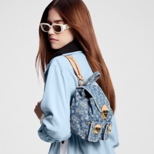 Alternative view of Louis Vuitton Venice Denim Blue Back Pack For Women M46836 - 10.2 Inches / 25.9 Cm