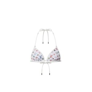 Alternative view of Louis Vuitton Vintage Floral Monogram Bikini White For Women 1AALTX