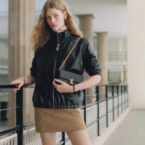 Alternative view of Louis Vuitton Wallet On Chain LV Bloom Shoulder Bag 7.9in/ 20cm Black Gold Hardware For Women M14564