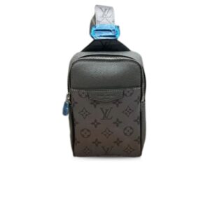 Louis Vuitton Outdoor Sling Bag Taigarama Gunmetal Gray For Men, Men's Bags, Crossbody Bags 8.3in/21cm LV