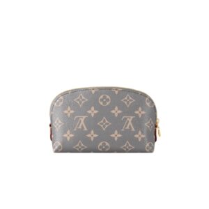 Alternative view of Louis Vuitton Pochette Cosmetique PM Clutch & Pouch 7.5in/ 19cm Trianon Grey Gold Hardware For Women M12440