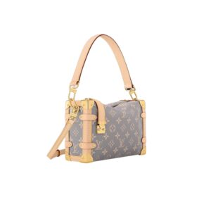 Alternative view of Louis Vuitton Side Trunk MM Shoulder Bag 9.3in/ 23.5cm Trianon Grey Gold Hardware For Women M12428