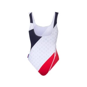 Alternative view of Louis Vuitton LV x AC Flag One-Piece Swimsuit White For Women 1AFZEM