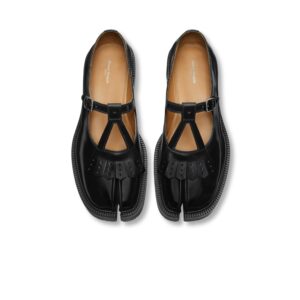 Maison Margiela Flat Tabi Country Mary-Janes Black For Women - S58WR0115P3827T2348