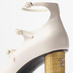 Alternative view of Chanel Mary Janes Ivory And Black For Women G45951 B17997 NZQ90