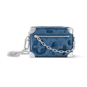 Louis Vuitton Mini Soft Trunk Blue For Men 18.5 cm/ 7.3 in M22588