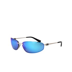Miu Miu Sporty Sunglasses Blue To Purple Mirrored Lenses