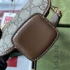 Gucci Horsebit 1955 Strap Wallet Brown For Women, Women's Bags 4.7in/12cm GG 699760 HUHHG 8565 - Image 3