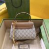 Gucci Horsebit 1955 Mini Bag Brown For Women, Women's Bags 8.7in/22cm GG ‎703848 9AAAJ 8563 - Image 6