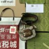 Gucci Horsebit 1955 Strap Wallet Brown For Women, Women's Bags 4.7in/12cm GG ‎699760 HUHHG 8565