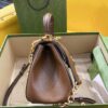 Gucci Horsebit 1955 Mini Bag Brown For Women, Women's Bags 8.7in/22cm GG ‎703848 9AAAJ 8563 - Image 4