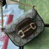 Gucci Horsebit 1955 Strap Wallet Brown For Women, Women's Bags 4.7in/12cm GG 699760 HUHHG 8565 - Image 6