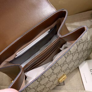 Alternative view of Gucci Horsebit 1955 Mini Bag Brown For Women, Women's Bags 8.7in/22cm GG ‎703848 9AAAJ 8563
