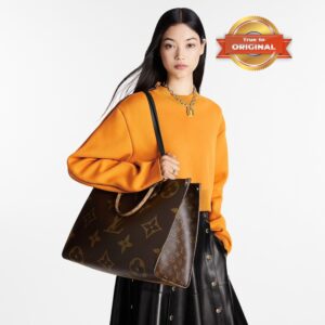 Alternative view of Louis Vuitton OnTheGo GM Tote Bag 16.1in/ 41cm Brown Gold Hardware For Women M45320