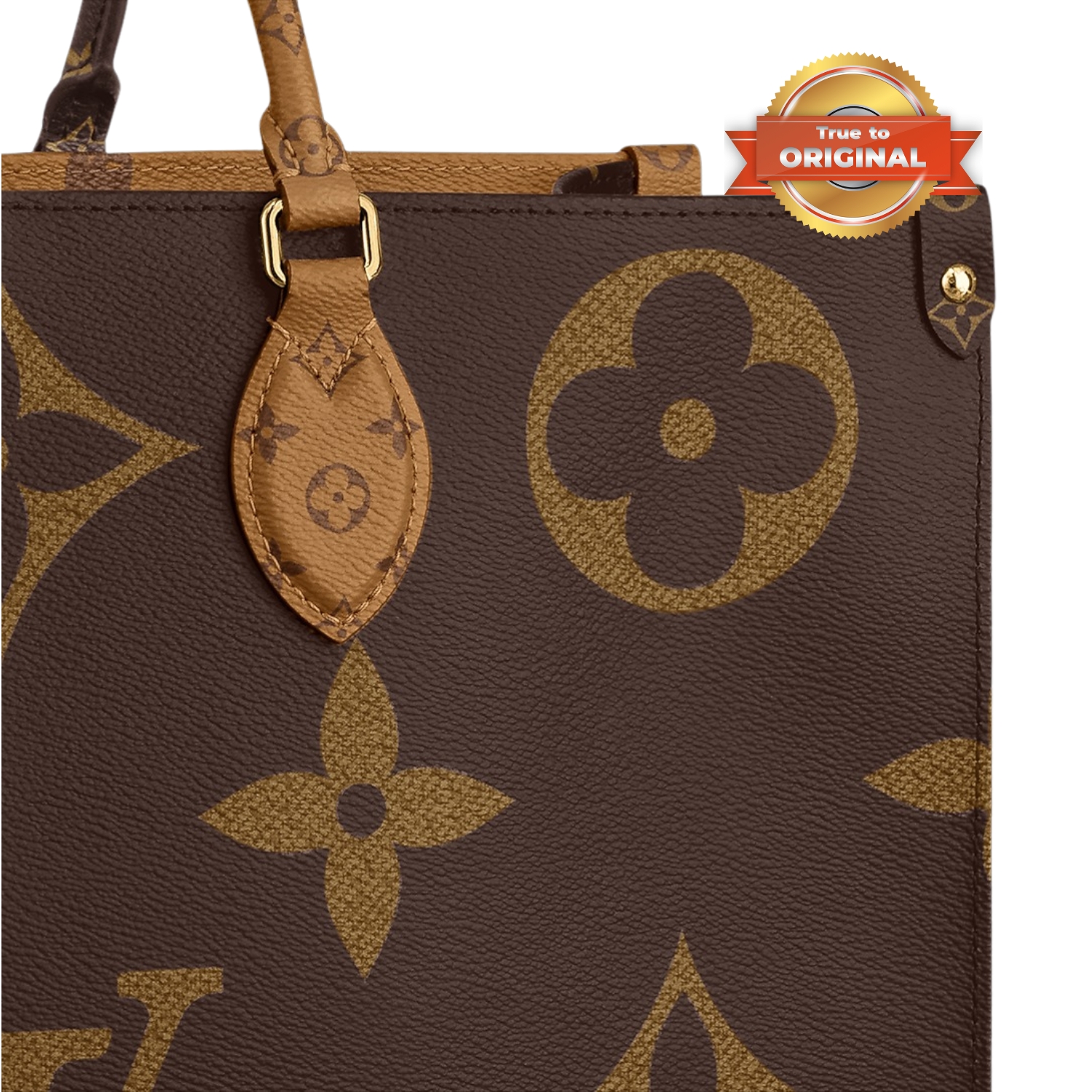 Louis Vuitton OnTheGo GM Tote Bag 16.1in/ 41cm Brown Gold Hardware For Women M45320 - Image 6