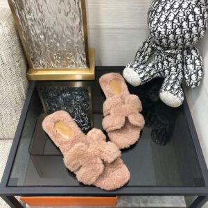 Hermes Oran Sandal Brown For Women