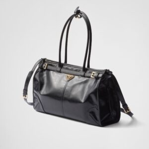 Alternative view of Prada Bonnie Large Handbag Bag Black 38cm/15in - 1BA433_2CYR_F0002_V_MOO