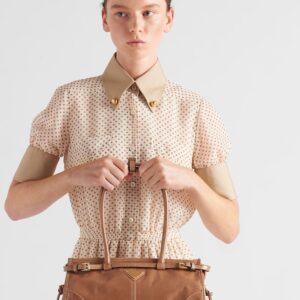 Alternative view of Prada Bonnie Medium Shoulder Bag 13in/ 32cm Cameo Gold Hardware 1BA426_2CYR_F0LT6_V_MOO