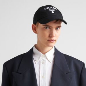 Alternative view of Prada Drill Baseball Cap Black For Men 1HC274_2CXL_F0002