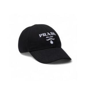 Prada Drill Baseball Cap Black For Men 1HC274_2CXL_F0002