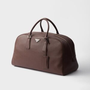 Alternative view of Prada Leather Duffle Bag Sienna For Men 50cm/20in - 2VC049_2BBE_F0038_V_OOO