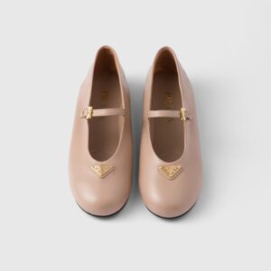Alternative view of Prada Leather Ballerinas Powder Pink For Women 1F793N_038_F0236_F_005