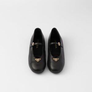 Alternative view of Prada Leather Ballerinas Black For Women 1F793N_038_F0002_F_005