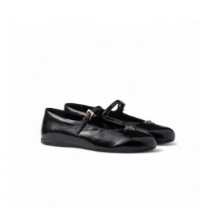 Prada Patent Leather Ballerinas Black For Women 1F793N_H27_F0002_F_005