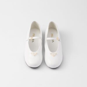 Alternative view of Prada Patent Leather Ballerinas White For Women 1F793N_H27_F0009_F_005