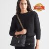 Prada Re-Edition 1995 Chaîne Re-Nylon Tote Bag Black For Women 25cm/9.8in 1BG468_2AOS_F0002_V_COO - Image 2