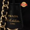 Prada Re-Edition 1995 Chaîne Re-Nylon Tote Bag Black For Women 25cm/9.8in 1BG468_2AOS_F0002_V_COO - Image 5