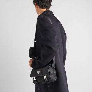 Alternative view of Prada Re-Nylon And Leather Shoulder Bag For Men 8.7in/22cm 2VD034_2DMH_F0002_V_XOP