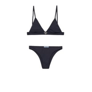 Prada Ribbed Knit Bralette Bikini Navy For Women 70223_1YW2_F0008_S_OOO