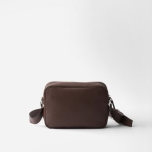 Alternative view of Prada Leather Shoulder Bag Sienna For Men 25cm/9.8in - 2VH189_2BBE_F0038_V_OOO