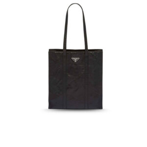 Small Antiqued Nappa Tote Bag In Black For Women 12.9 in/ 33cm 1BG459_UVL_F0002_V_OOO