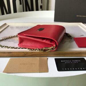 Alternative view of Bottega Veneta Crossbody Red, For Women, Women's Bags 6.9in/17.5cm