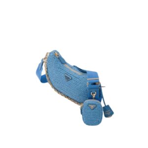 Alternative view of Prada Re-Edition 2005 Raffia Bag Blue For Women 1BH204_2A2T_F0076_V_V9L
