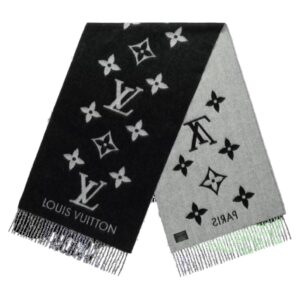 Louis Vuitton Reykjavik Scarf Black For Women M71040
