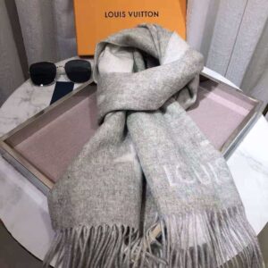 Alternative view of Louis Vuitton Reykjavik Scarf Grey For Women