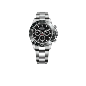 Rolex Cosmograph Daytona 40 Watch Silver Toned Black Dial 40mm For Men 126500LN-0002